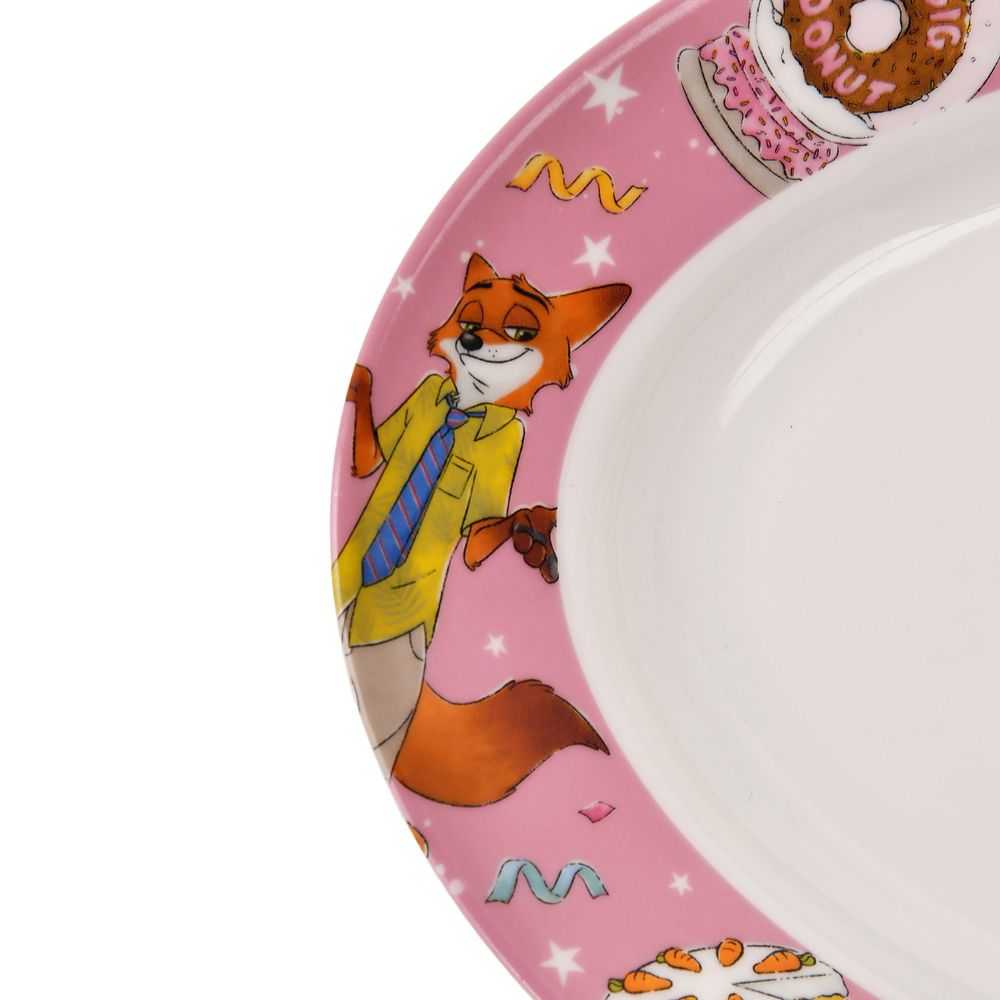 ジュディ・ホップス＆ニック・ワイルド プレート オーバル Holiday Season collection