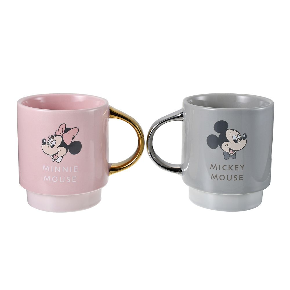 ミッキー＆ミニー マグカップ ペア スタッキング ボックス入り カラーズ Drinkware