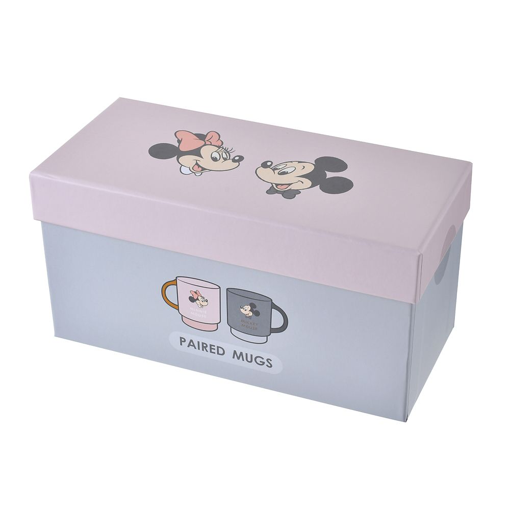 ミッキー＆ミニー マグカップ ペア スタッキング ボックス入り カラーズ Drinkware