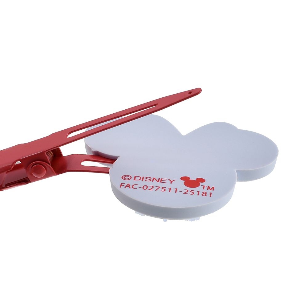 ミッキー＆ミニー ヘアクリップ セット カラークリップ スノーフレーク MAEGAMI Hair Zakka