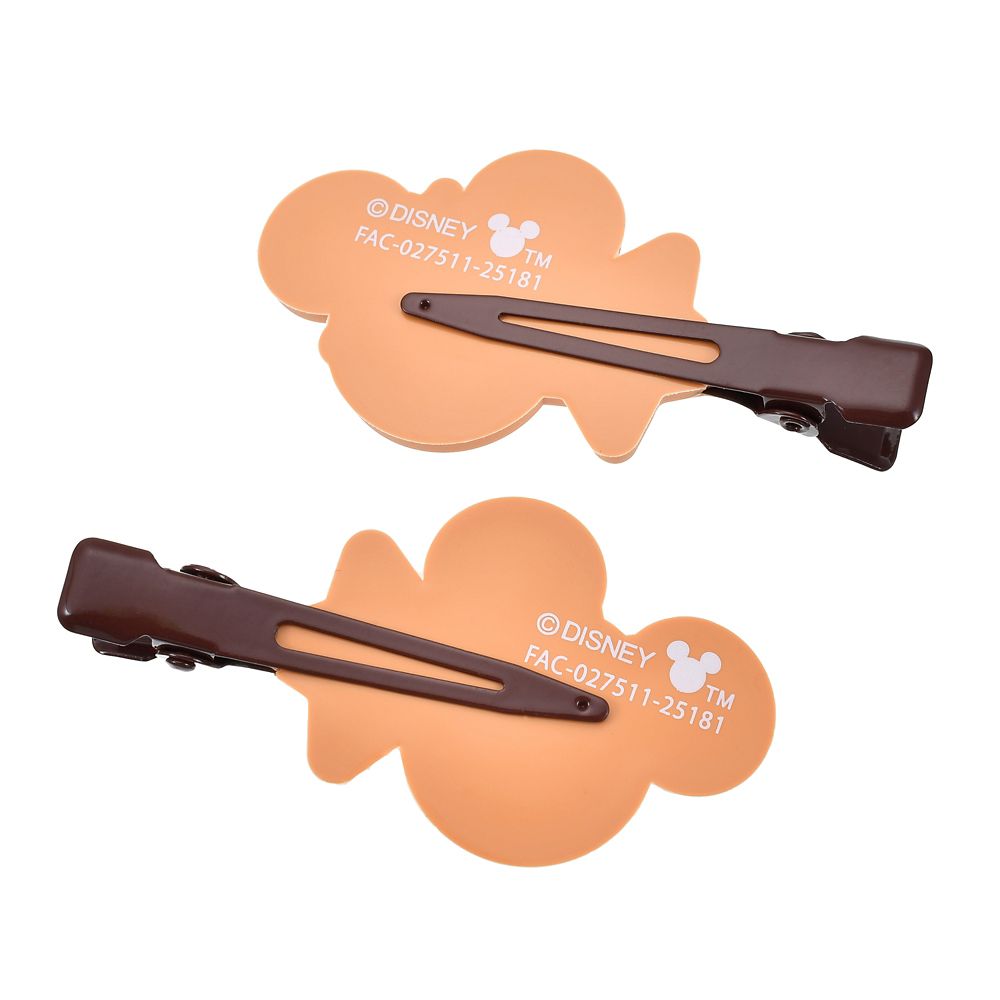 ミッキー＆ミニー ヘアクリップ セット カラークリップ クリスマスクッキー MAEGAMI Hair Zakka