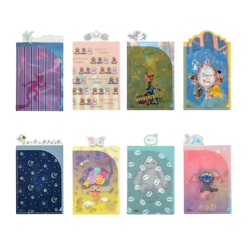 【再入荷】ディズニーキャラクター シークレット下敷き ポケット付き