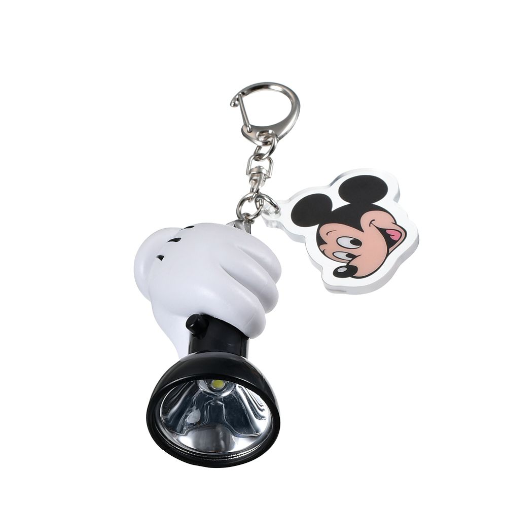 【再入荷】ミッキー キーホルダー・キーチェーン ライトアップ 懐中電灯風 Key chain Fes