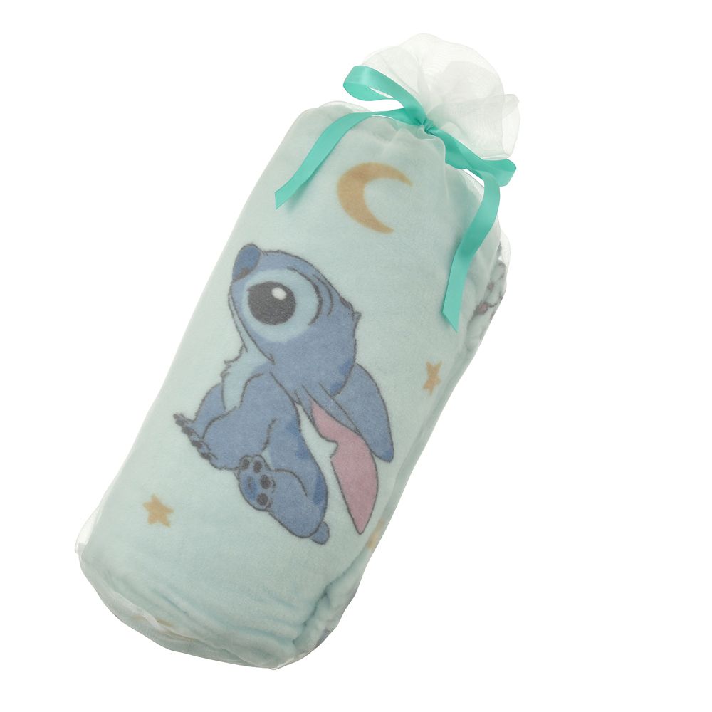 【キッズ用】スティッチ＆スクランプ ブランケット 総柄 ENJOY WINTER