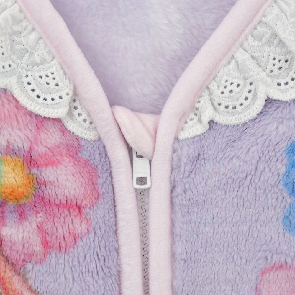 【再入荷】【キッズ用】ラプンツェル＆パスカル キッズ用ベスト スリーパー モチーフ パープル ENJOY WINTER