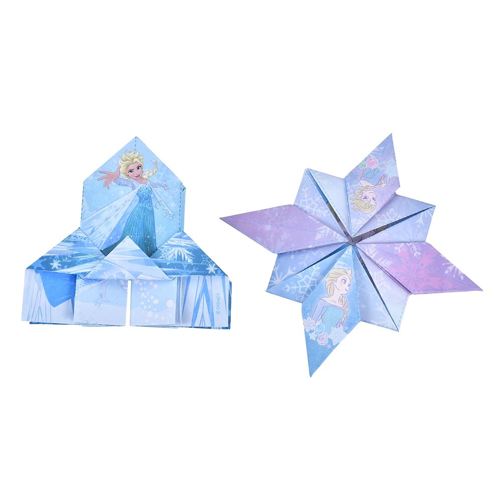 【キッズ用】アナ、エルサ、オラフ おりがみメモ シール付き