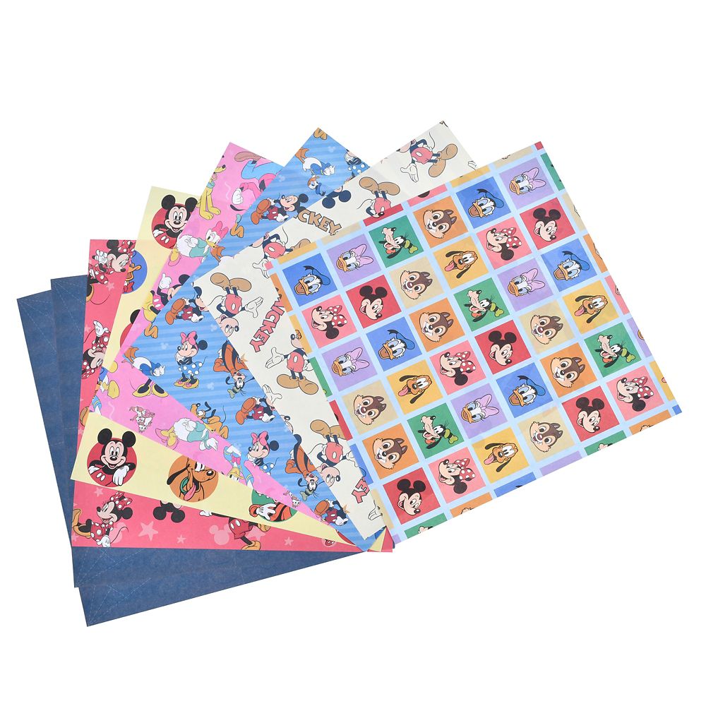 【キッズ用】ミッキー＆フレンズ おりがみメモ シール付き