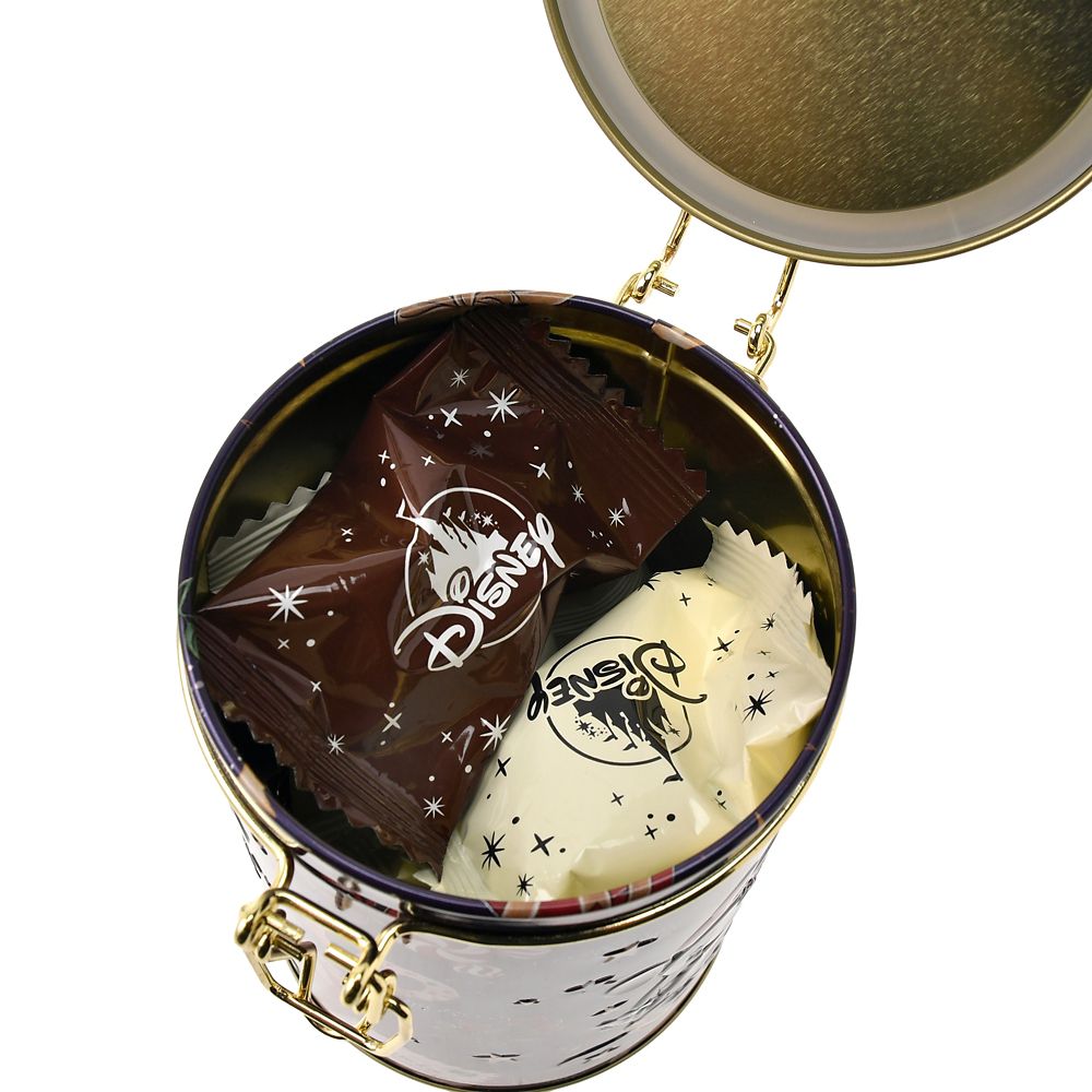 ミッキー＆ミニー クランチチョコレート キャニスター缶入り エンボス ホリデーギフト Ever Green