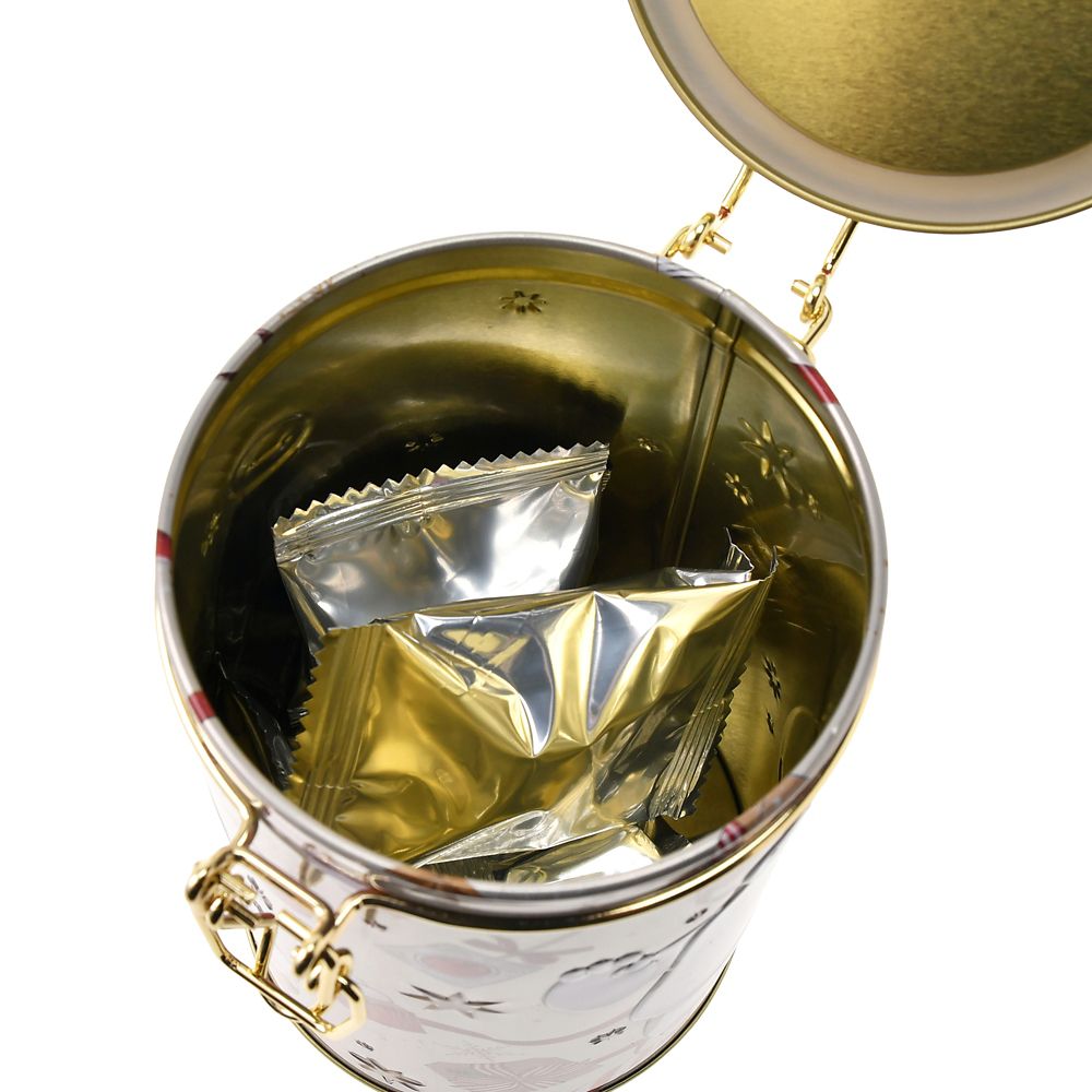 ベイマックス＆モチ クランチチョコレート キャニスター缶入り エンボス ホリデーギフト Ever Green