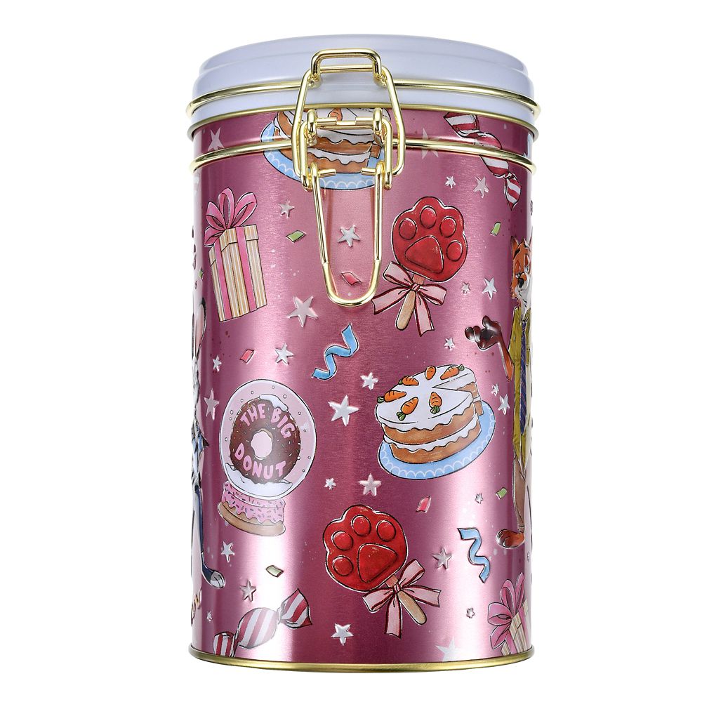 ジュディ・ホップス＆ニック・ワイルド サブレ キャニスター缶入り エンボス ホリデーギフト Ever Green