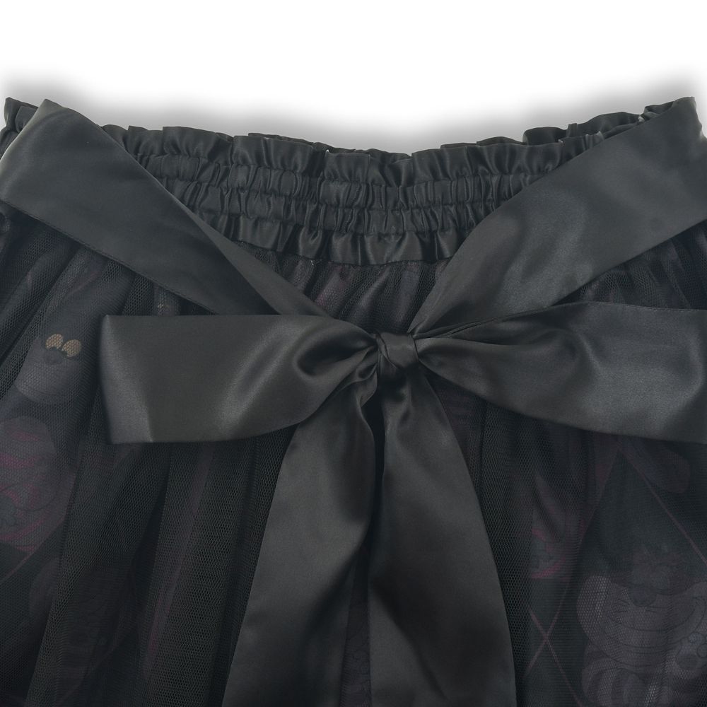 チェシャ猫 スカート 総柄 ブラック CHESHIRE CAT