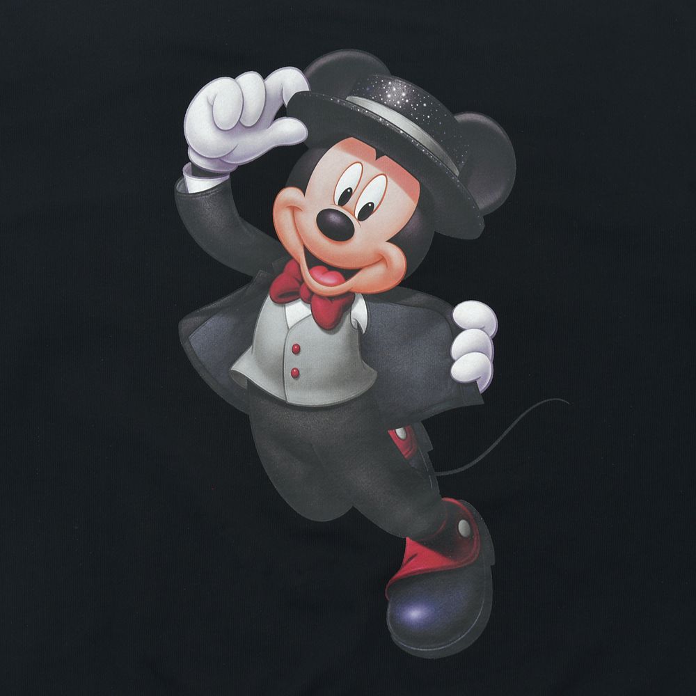 ミッキー 長袖トレーナー ブラック HAPPY BIRTHDAY MICKEY