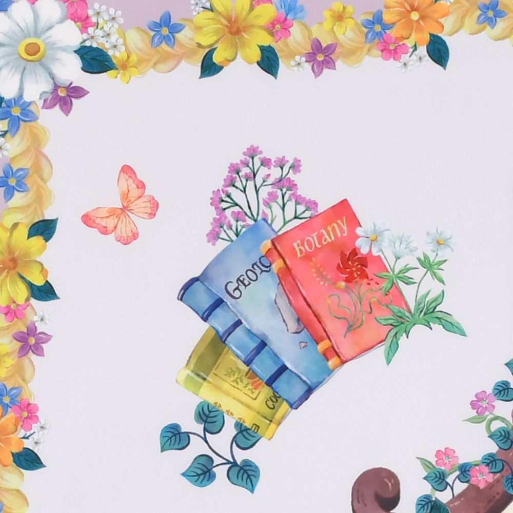 塔の上のラプンツェル スカーフ パープル Disney TANGLED 15TH