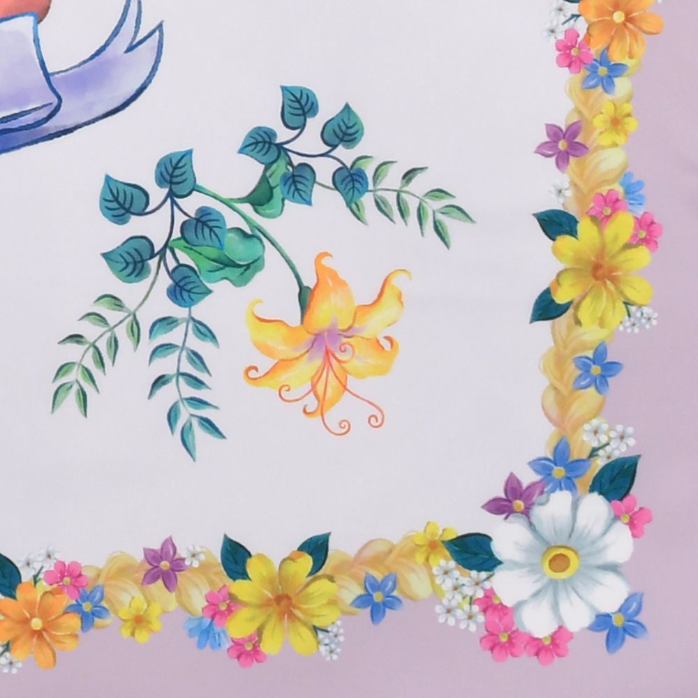 塔の上のラプンツェル スカーフ パープル Disney TANGLED 15TH