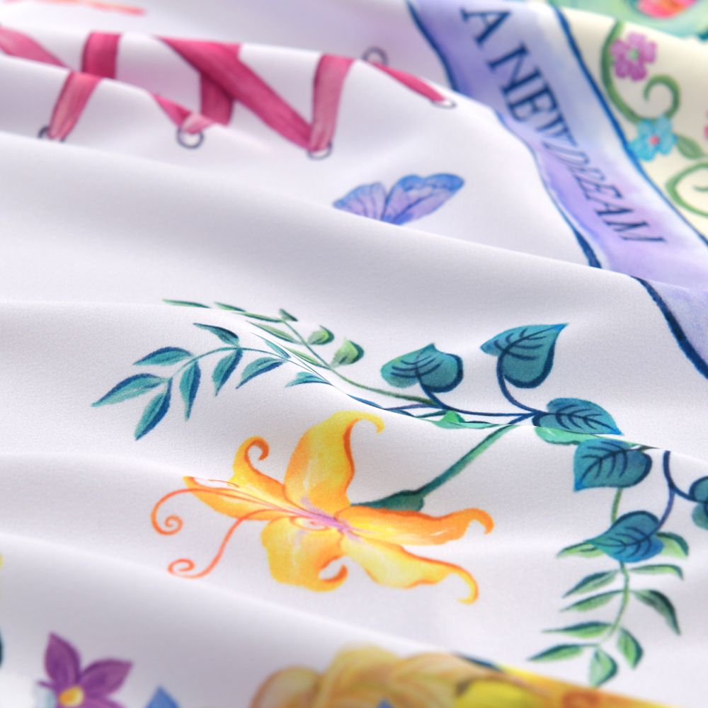 塔の上のラプンツェル スカーフ パープル Disney TANGLED 15TH