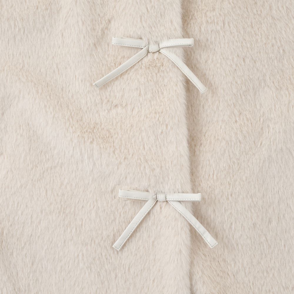 マリー おしゃれキャット ブルゾン ブローチ付き ベージュ ARISTOCATS 55TH