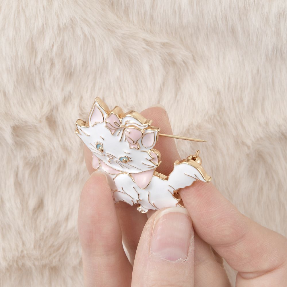 マリー おしゃれキャット ブルゾン ブローチ付き ベージュ ARISTOCATS 55TH