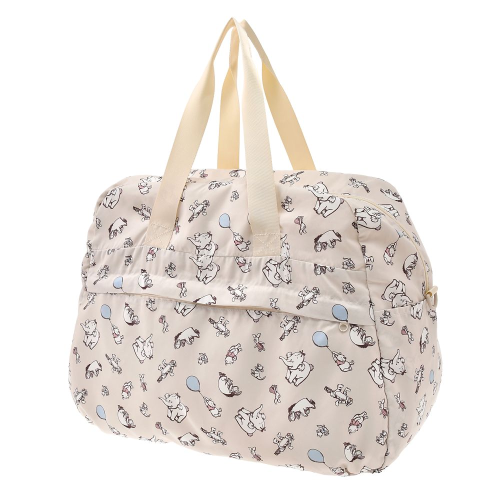 プー＆フレンズ ボストンバッグ 折りたたみ式 ポーチ入り 4WAY POOH TRAVEL