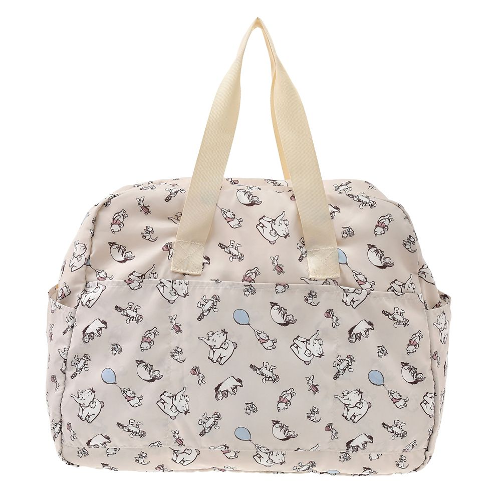 プー＆フレンズ ボストンバッグ 折りたたみ式 ポーチ入り 4WAY POOH TRAVEL