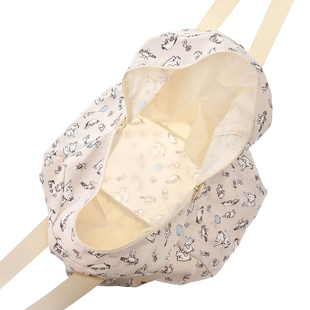 プー＆フレンズ ボストンバッグ 折りたたみ式 ポーチ入り 4WAY POOH TRAVEL