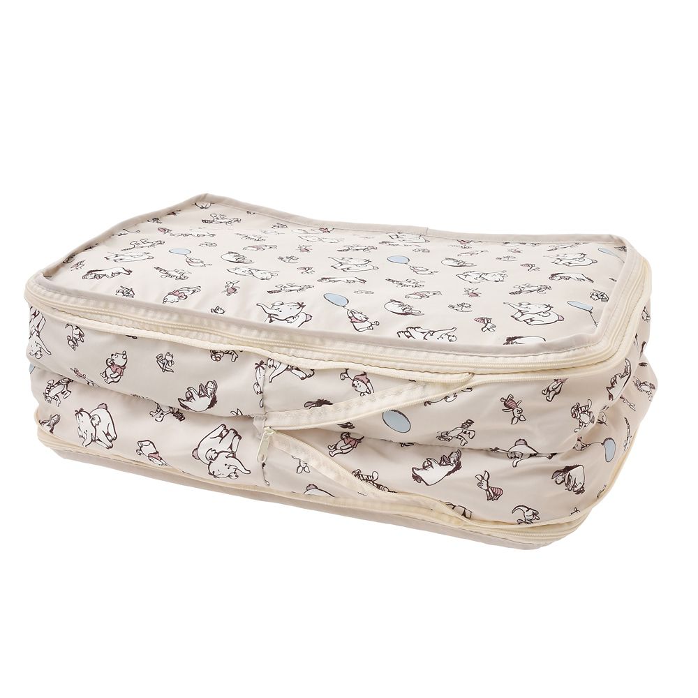 プー＆フレンズ 衣類圧縮収納ポーチ(L) 2ルーム POOH TRAVEL