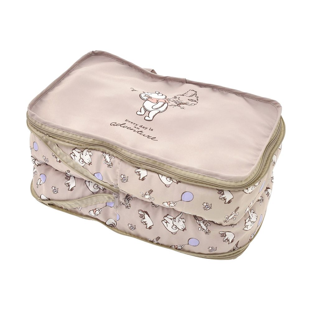 プーさん 衣類圧縮収納ポーチ(M) 2ルーム POOH TRAVEL