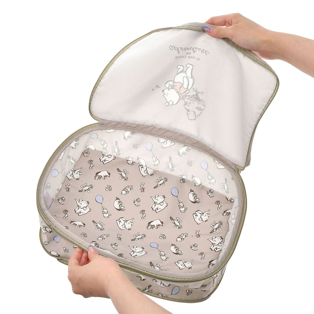 プーさん 衣類圧縮収納ポーチ(M) 2ルーム POOH TRAVEL