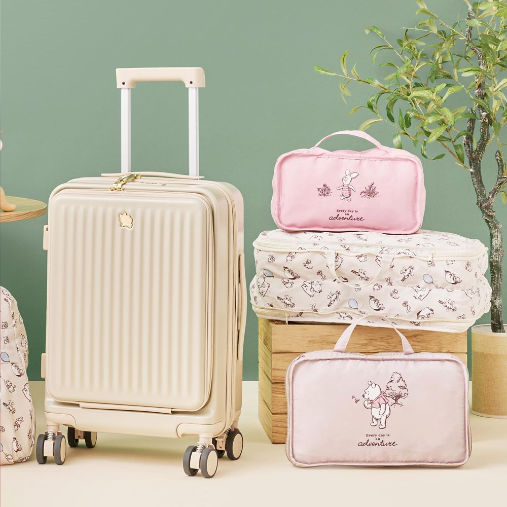 ピグレット 衣類圧縮収納ポーチ(S) POOH TRAVEL