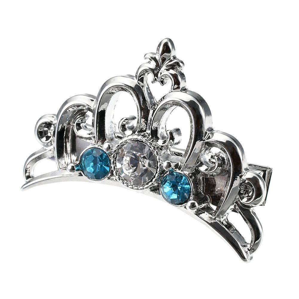 シンデレラ ヘアクリップ ティアラ メタルカラー