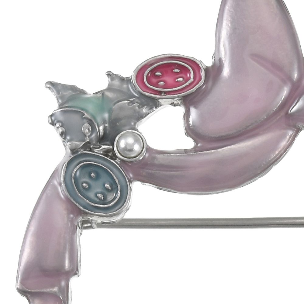 ジャック、ガス、青い鳥 ブローチ ソーイング