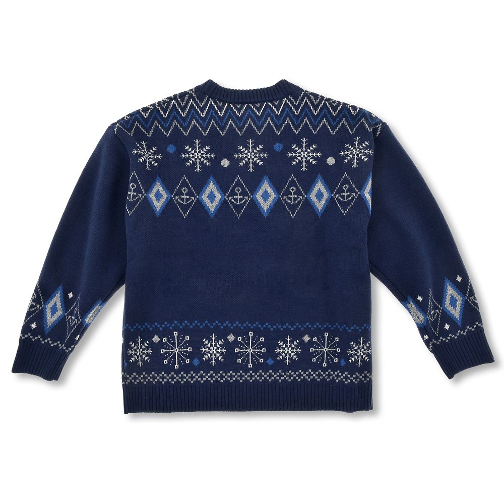 ドナルド 長袖セーター ブルー KNIT COLLECTION