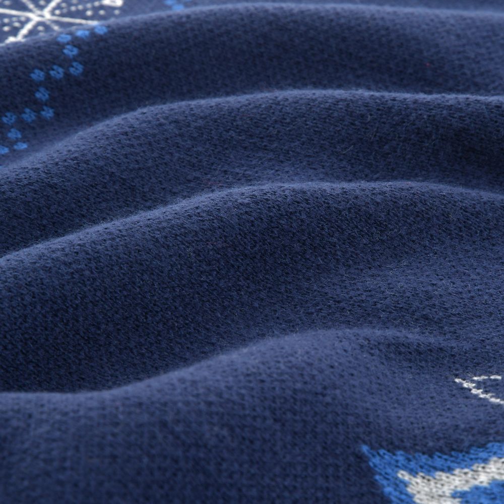 ドナルド 長袖セーター ブルー KNIT COLLECTION