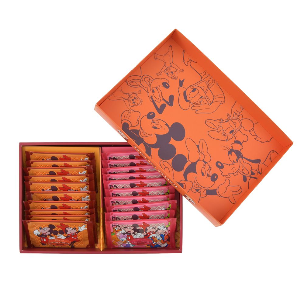 【再入荷】ミッキー＆フレンズ ワッフルクッキー Ever Green