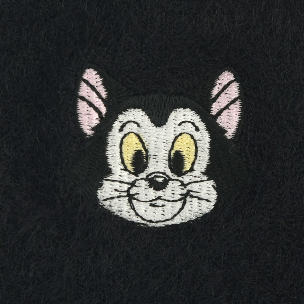 【再入荷】フィガロ 靴下 肉球 フェイス 刺しゅう 23～25