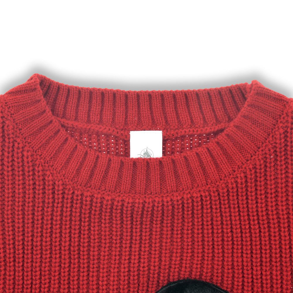 ミッキー 長袖セーター フェイクファー レッド MAGICAL LABEL