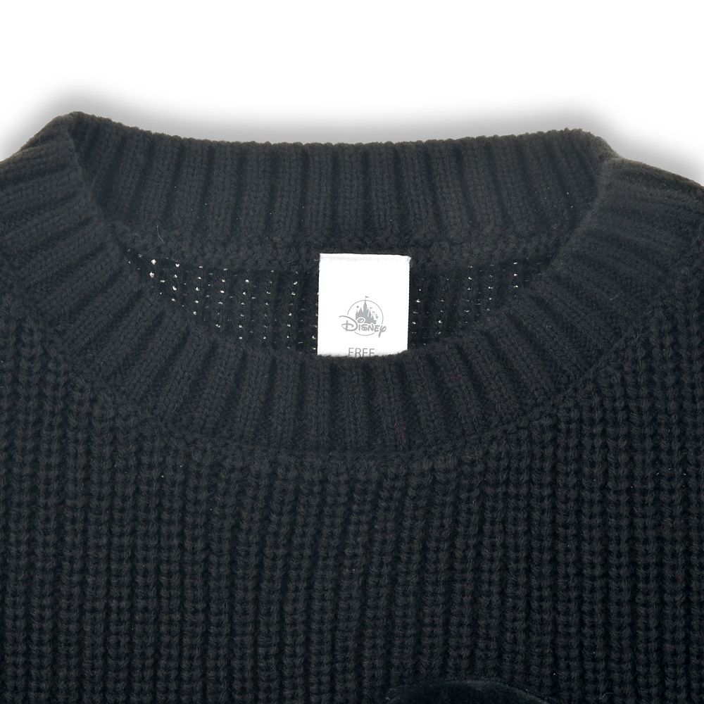 ミッキー 長袖セーター フェイクファー ブラック MAGICAL LABEL