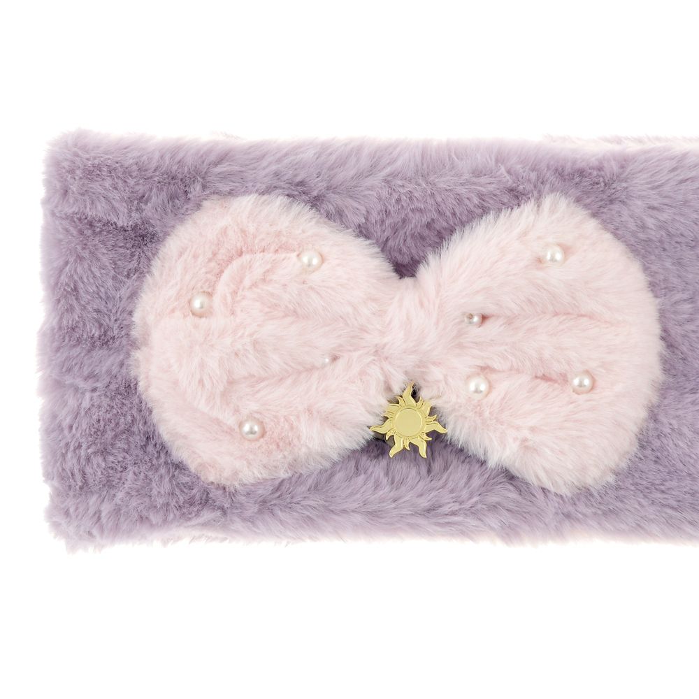 【キッズ用】ラプンツェル キッズ用マフラー フェイクファー リボン ENJOY WINTER