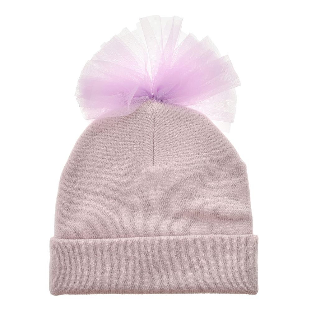 【キッズ用】ラプンツェル キッズ用帽子・キャップ ニット リボン ENJOY WINTER