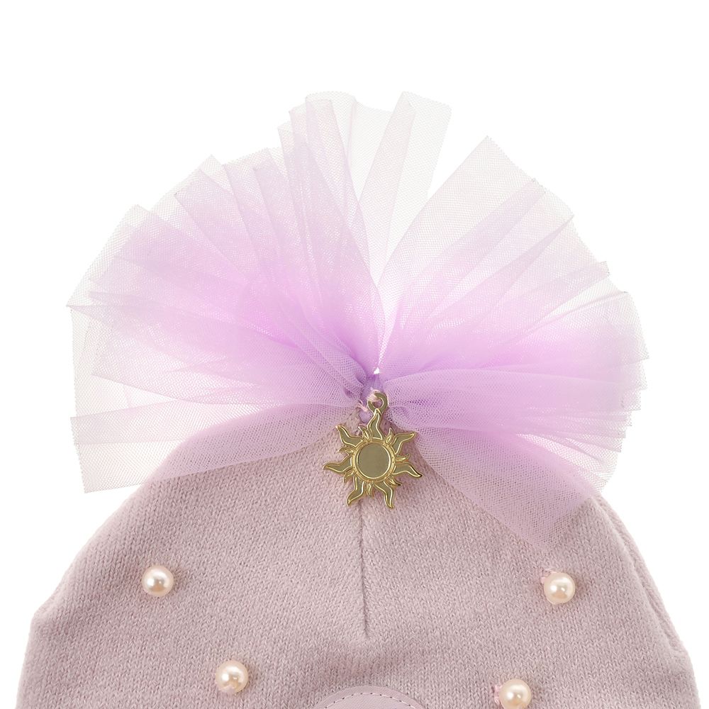 【キッズ用】ラプンツェル キッズ用帽子・キャップ ニット リボン ENJOY WINTER