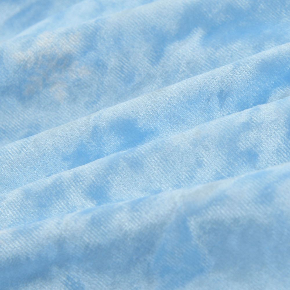 【キッズ用】エルサ＆オラフ キッズ用ケープ フード ティアラ 刺しゅう ブルー