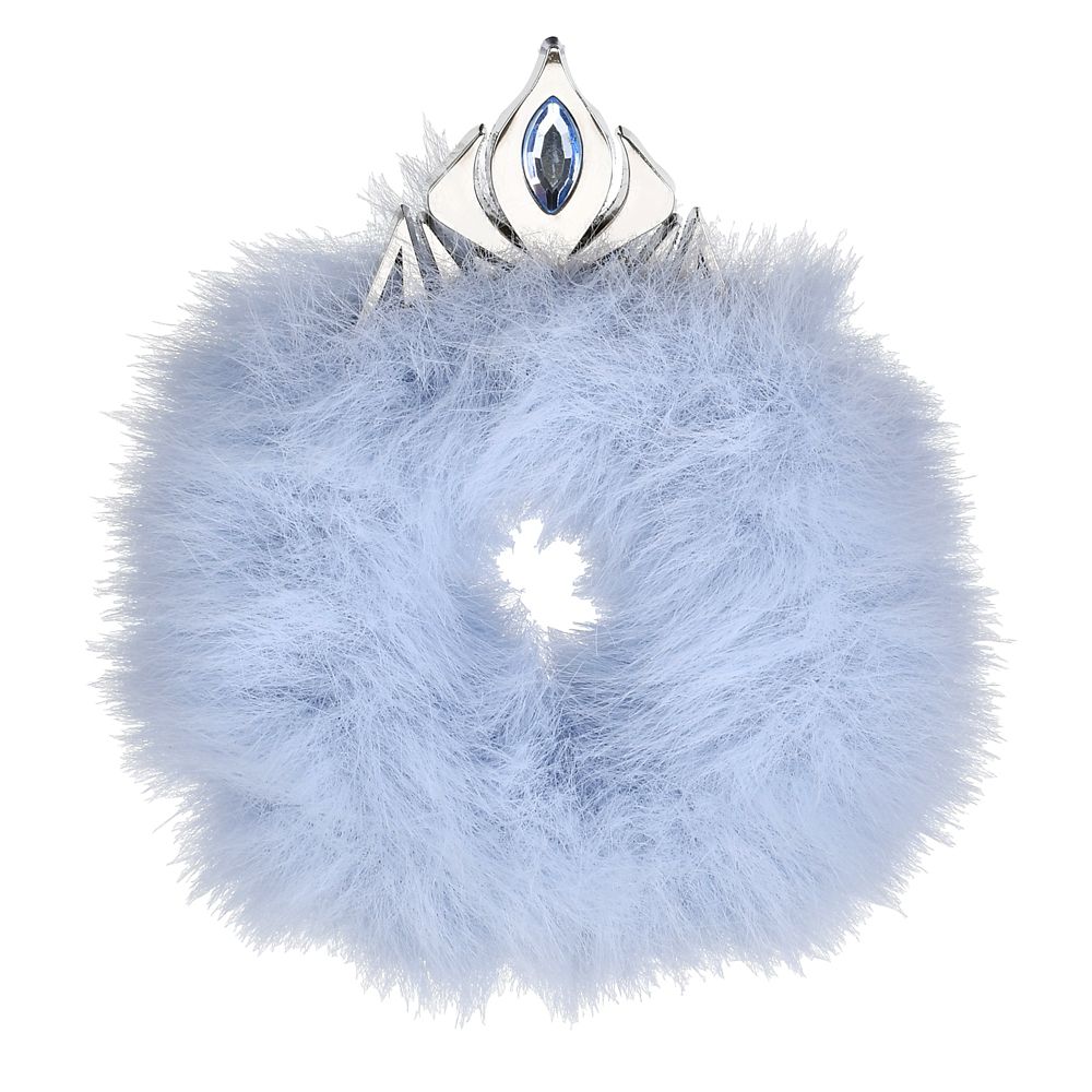 【キッズ用】エルサ シュシュ フェイクファー ティアラ