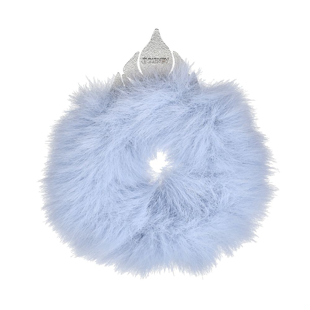 【キッズ用】エルサ シュシュ フェイクファー ティアラ