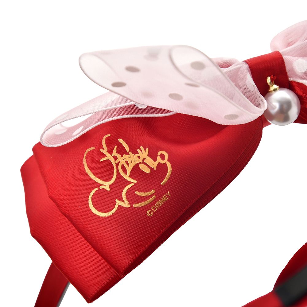 【キッズ用】ミニー カチューシャ レイヤードリボン