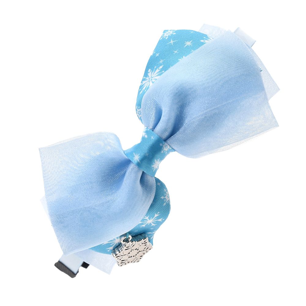 【キッズ用】エルサ カチューシャ レイヤードリボン