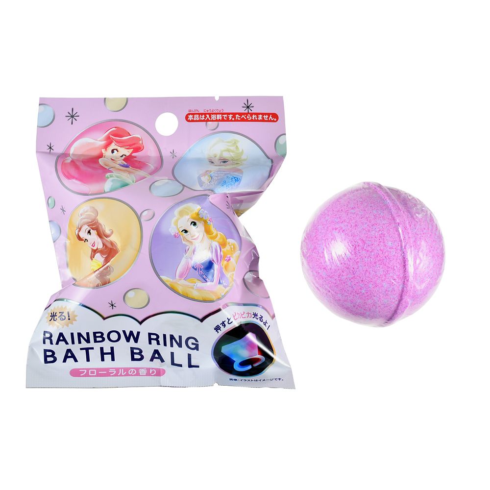 ディズニーキャラクター シークレットバスボール リング入り ライトアップ