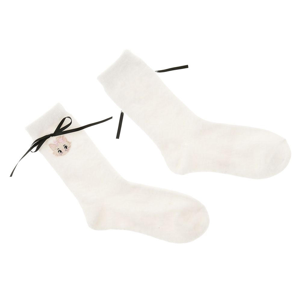 マリー おしゃれキャット 靴下 ホワイト 23～25 ARISTOCATS 55TH