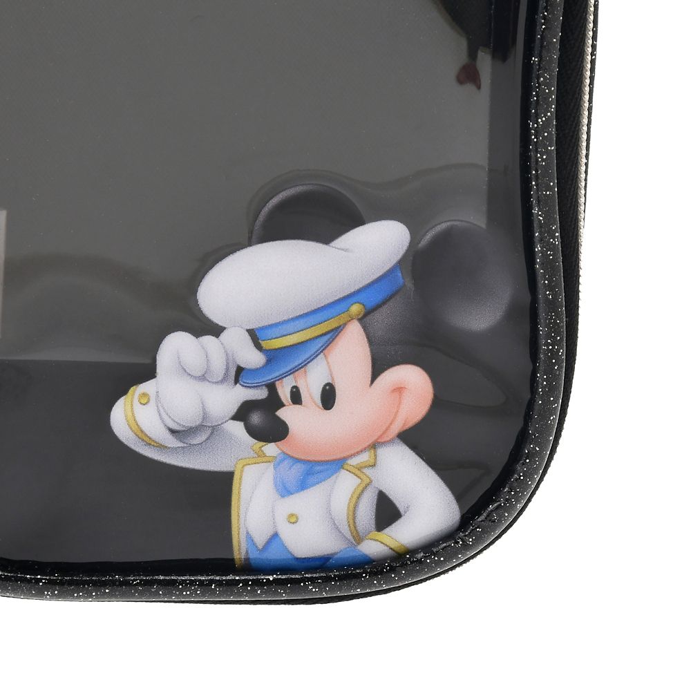 ミッキー ポーチ キーホルダータイプ クリア窓 HAPPY BIRTHDAY MICKEY