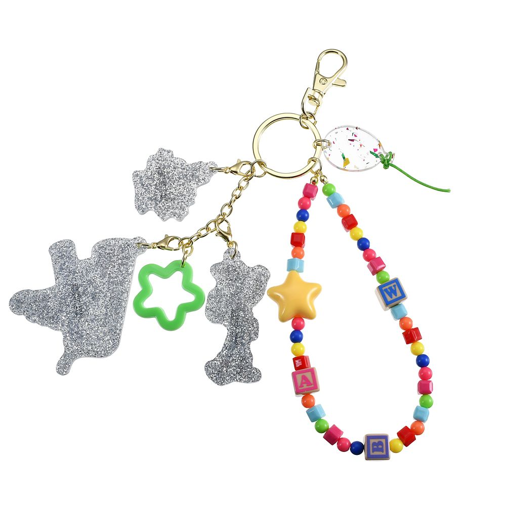 ウッディ、バズ・ライトイヤー、リトル・グリーン・メン／エイリアン キーホルダー・キーチェーン チャーム付き TOYSTORY 30TH