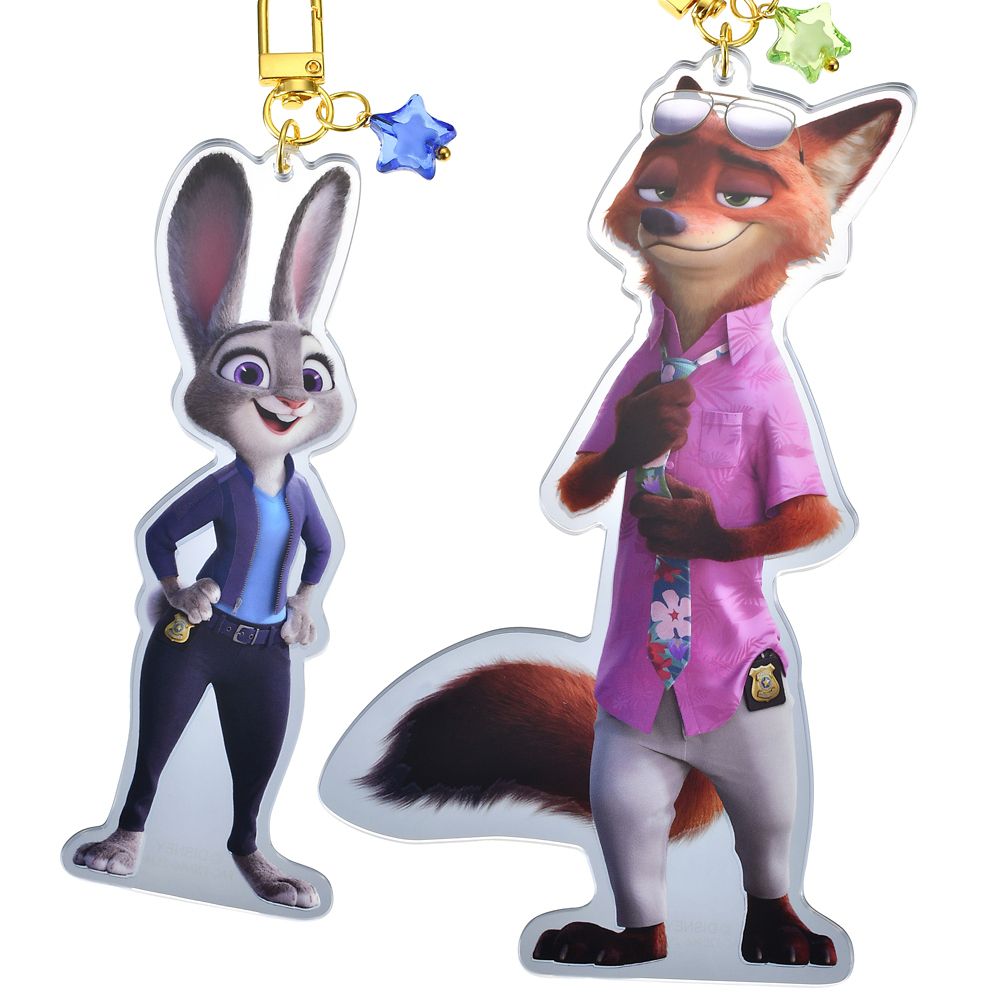 ニック・ワイルド＆ジュディ・ホップス キーホルダー・キーチェーン ペア Disney ZOOTOPIA2