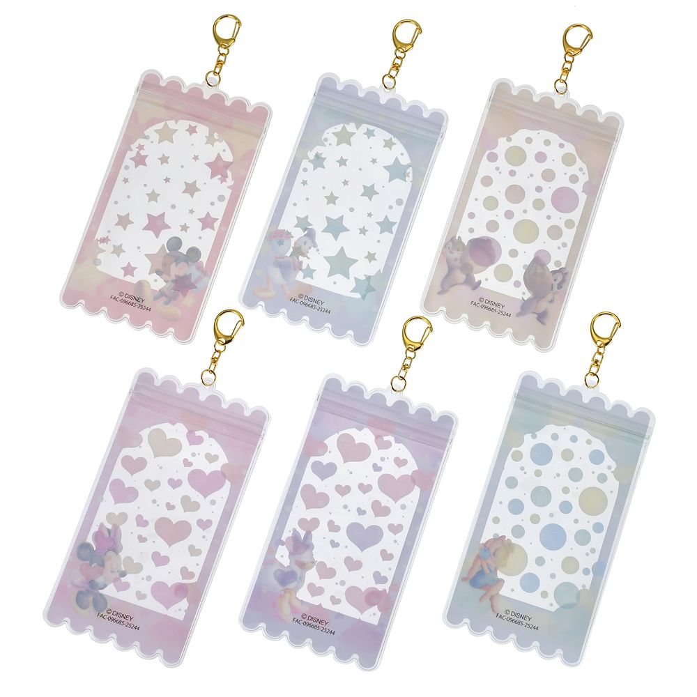 ミッキー＆フレンズ シークレットポーチ クリア キーホルダータイプ